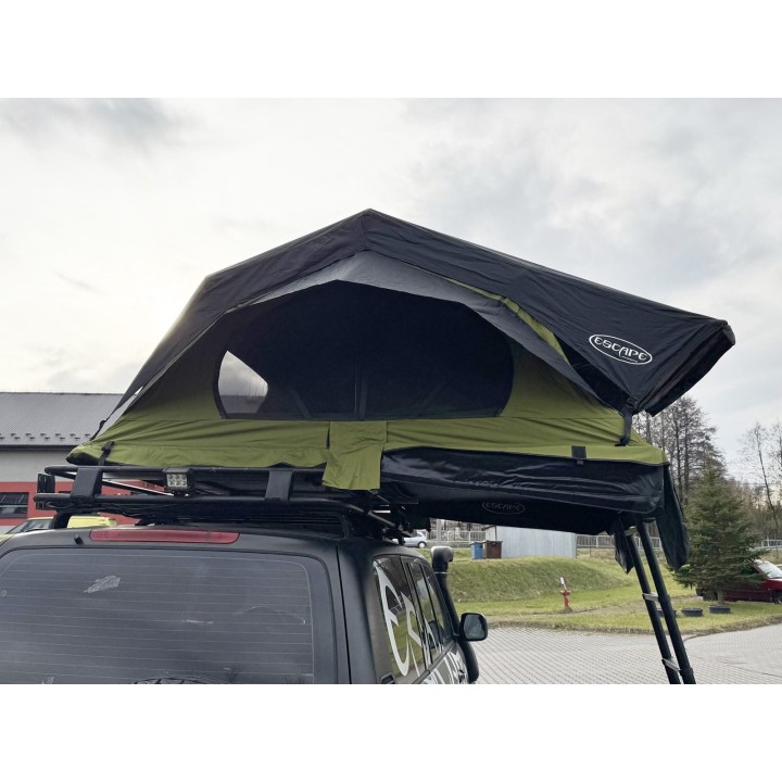 Escape HYBRID 160 cm zielony – namiot dachowy | Szekla4x4