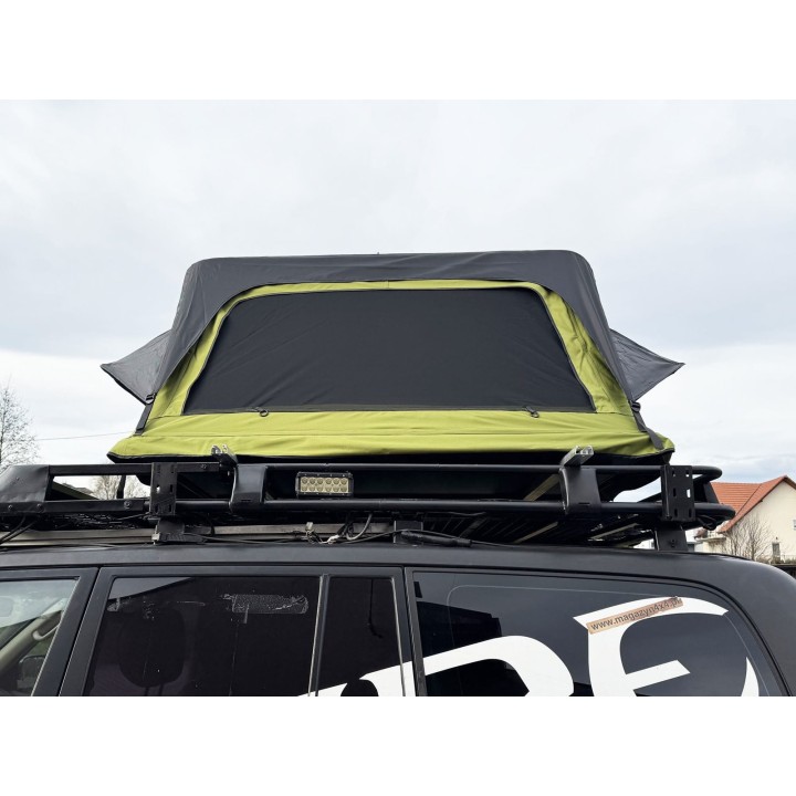Escape HYBRID 160 cm zielony – namiot dachowy | Szekla4x4