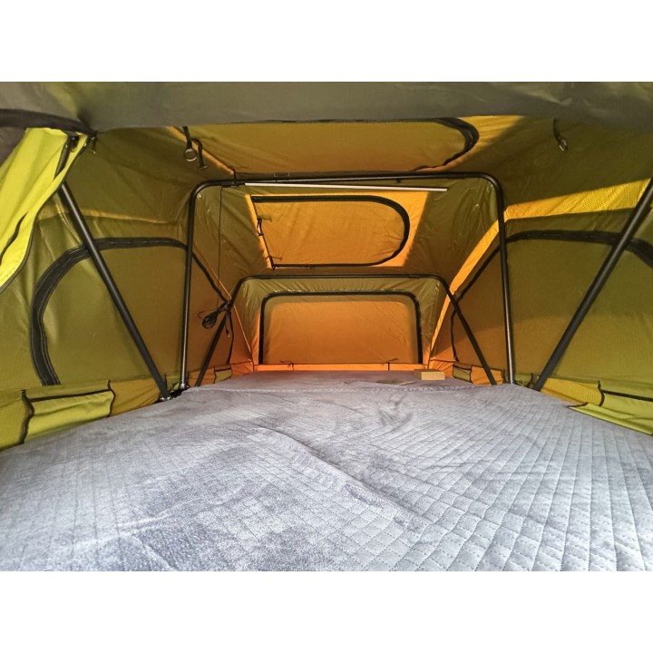 Escape HYBRID 160 cm zielony – namiot dachowy | Szekla4x4