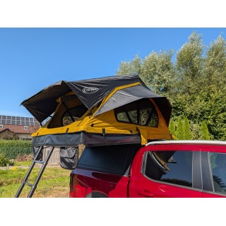 Escape HYBRID 160 cm piaskowy – namiot dachowy | Szekla4x4