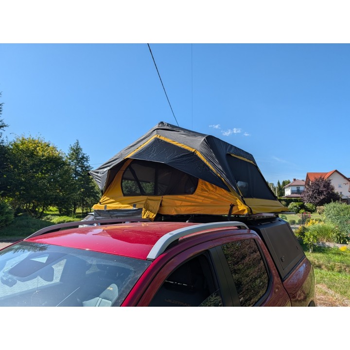 Escape HYBRID 160 cm piaskowy – namiot dachowy | Szekla4x4