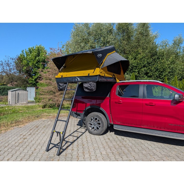 Escape HYBRID 160 cm piaskowy – namiot dachowy | Szekla4x4