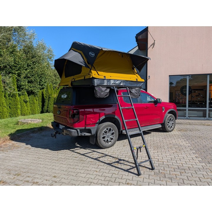 Escape HYBRID 160 cm piaskowy – namiot dachowy | Szekla4x4