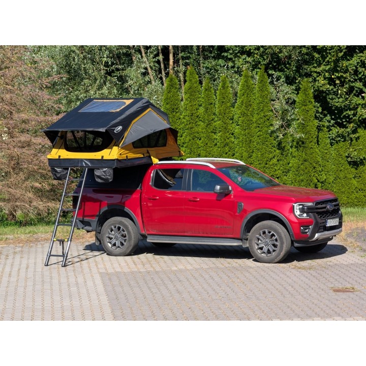 Escape HYBRID 190 cm piaskowy – namiot dachowy | Szekla4x4