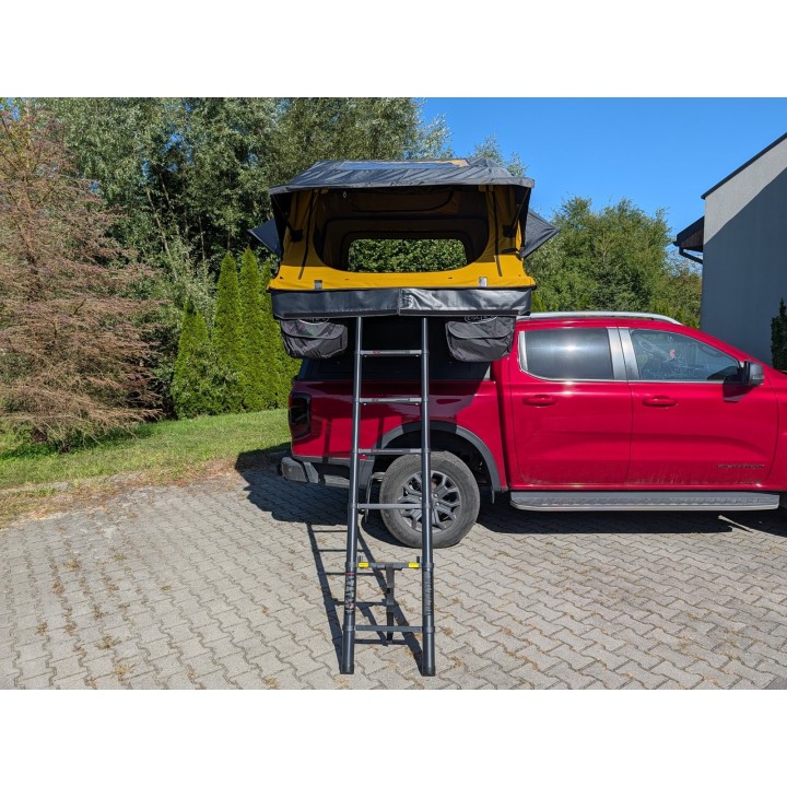 Escape HYBRID 190 cm piaskowy – namiot dachowy | Szekla4x4
