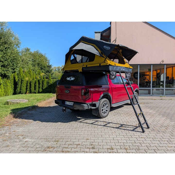 Escape HYBRID 190 cm piaskowy – namiot dachowy | Szekla4x4