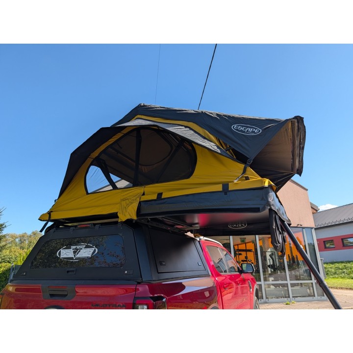Escape HYBRID 190 cm piaskowy – namiot dachowy | Szekla4x4