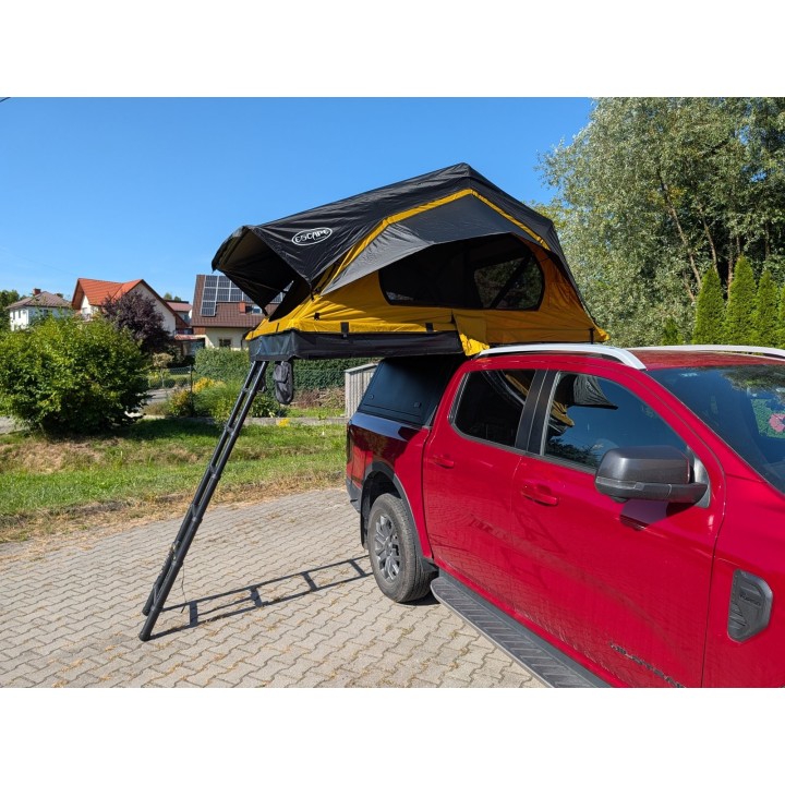 Escape HYBRID 190 cm piaskowy – namiot dachowy | Szekla4x4