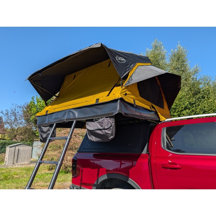Escape HYBRID 190 cm piaskowy – namiot dachowy | Szekla4x4