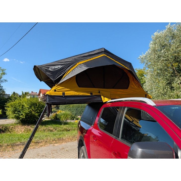 Escape HYBRID 190 cm piaskowy – namiot dachowy | Szekla4x4