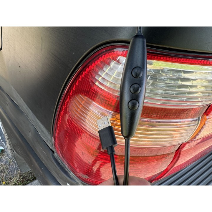 Zadaszenie FOX HD 270° 2,5m z oświetleniem LED str. kierowcy Granatowe Escape - ujęcie 7