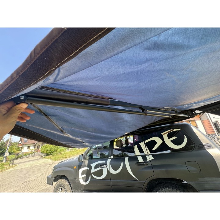 Zadaszenie FOX HD 270° 2,5m z oświetleniem LED str. kierowcy Granatowe Escape - ujęcie 23