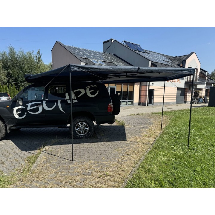 Zadaszenie FOX HD 270° 2,5m z oświetleniem LED str. pasażera Granatowe Escape - ujęcie 19