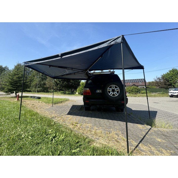 Zadaszenie FOX HD 270° 2m z oświetleniem LED str. pasażera Granatowe Escape - ujęcie 16