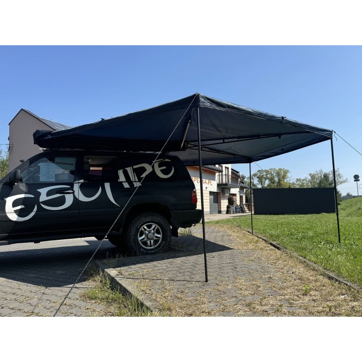 Zadaszenie FOX HD 270° 2m z oświetleniem LED str. pasażera Granatowe Escape - ujęcie 20