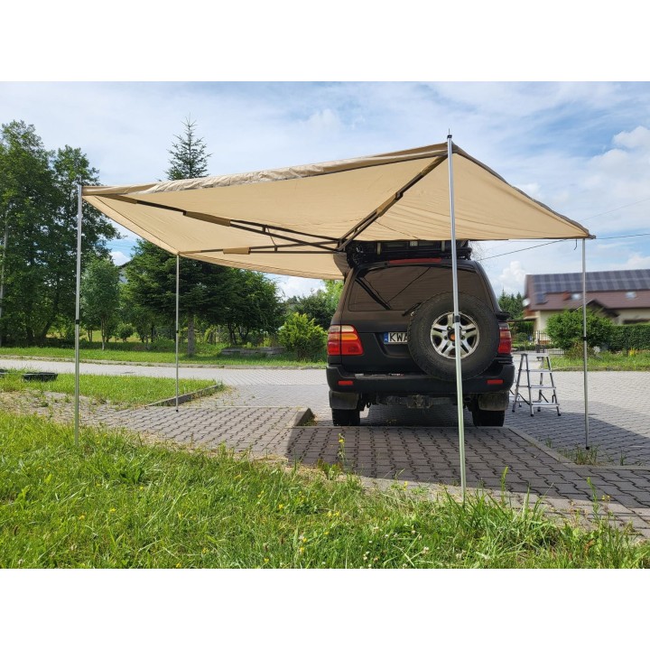 Zadaszenie FOX HD 2 m, kierowca piaskowe | Szekla4x4