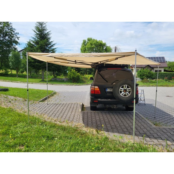 Zadaszenie FOX HD 2 m, kierowca piaskowe | Szekla4x4