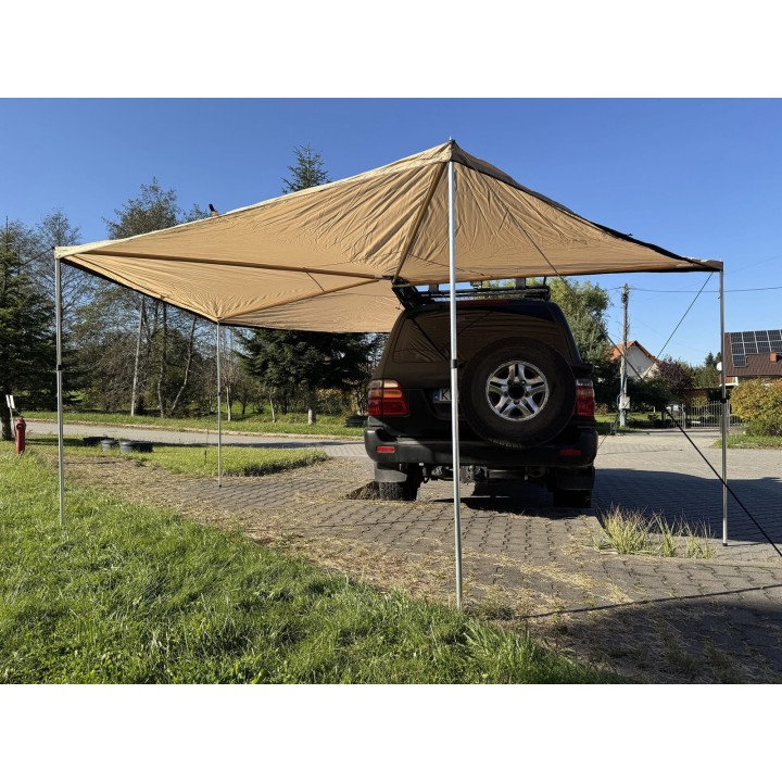 Zadaszenie FOX 2 m, kierowca piaskowe – Escape | Szekla4x4