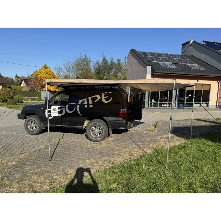 Zadaszenie FOX 2,5 m, kierowca piaskowe – Escape | Szekla4x4