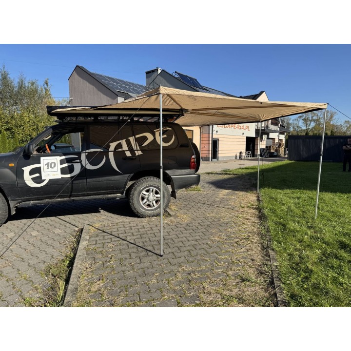 Zadaszenie FOX 2,5 m, kierowca piaskowe – Escape | Szekla4x4