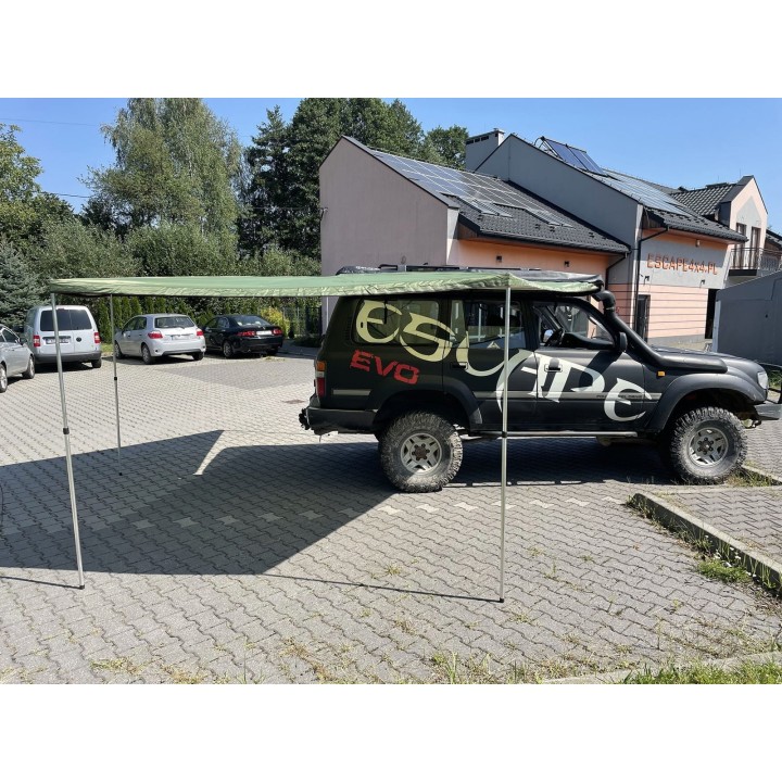 Zadaszenie FOX 2,5 m, pasażer zielone – Escape | Szekla4x4
