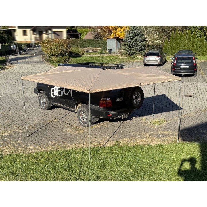 Zadaszenie FOX 2,5 m, kierowca piaskowe – Escape | Szekla4x4