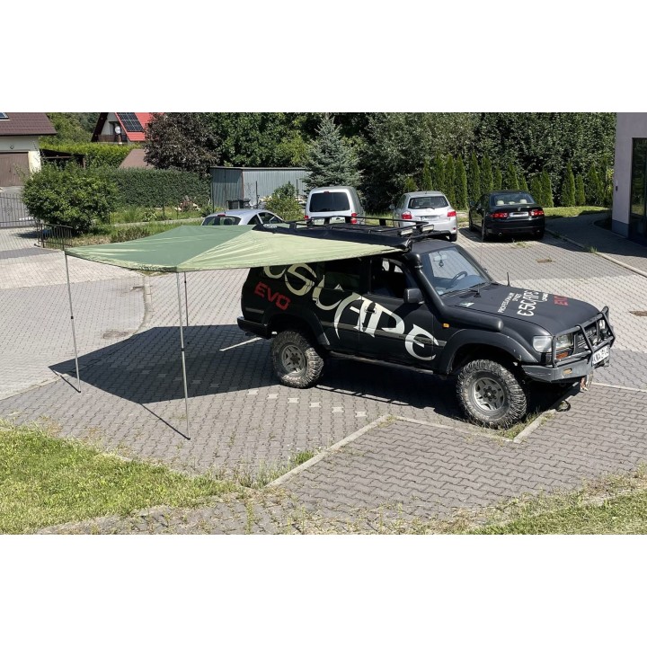 Zadaszenie FOX 2 m, pasażer zielone – Escape | Szekla4x4