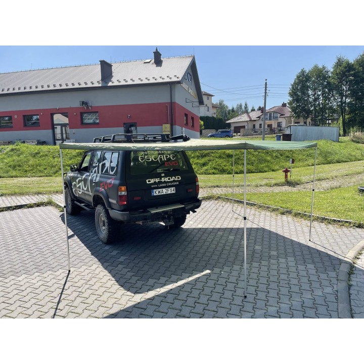 Zadaszenie FOX 2 m, pasażer zielone – Escape | Szekla4x4