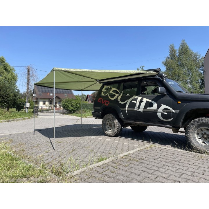 Zadaszenie FOX 2 m, pasażer zielone – Escape | Szekla4x4