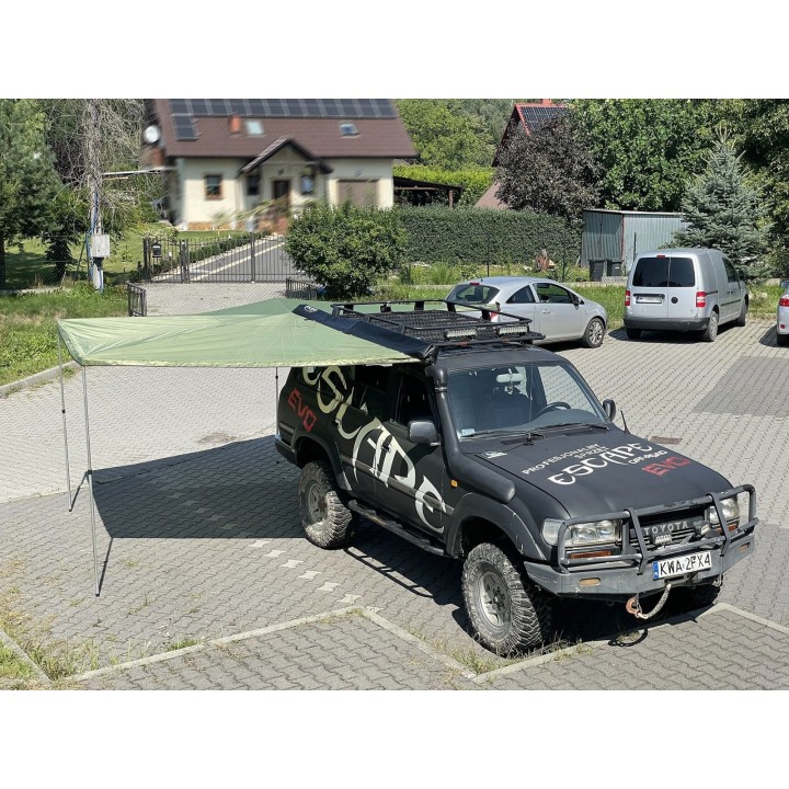 Zadaszenie FOX 2 m, pasażer zielone – Escape | Szekla4x4