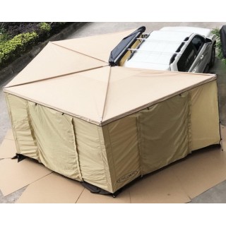 Ściany-namiot FOX HD z podłogą 2 m piaskowe | Szekla4x4