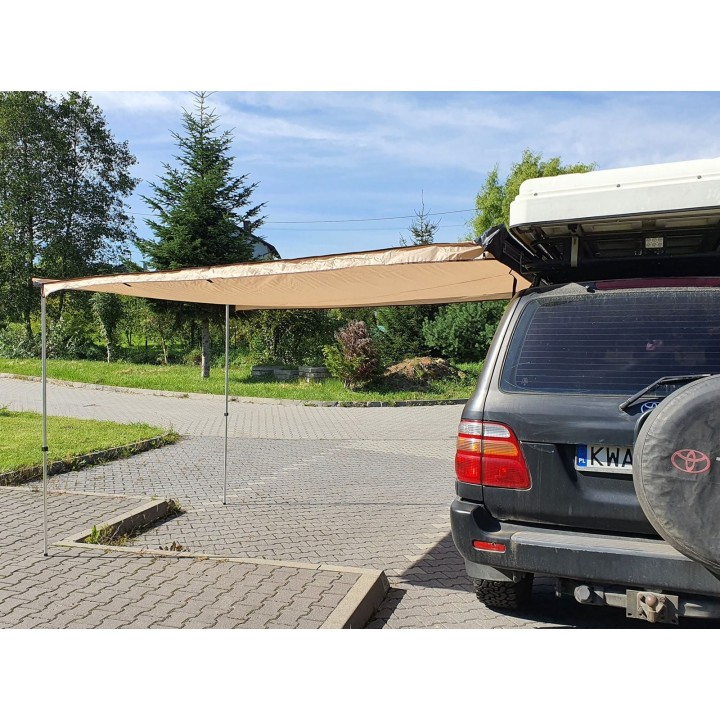 Zadaszenie wyprawowe markiza 2 x 2,5m Piaskowe Escape - ujęcie 7