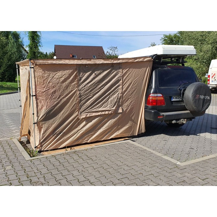 Ściany TYP 1 do markizy 2,5 x 2,5m piaskowe | Szekla4x4