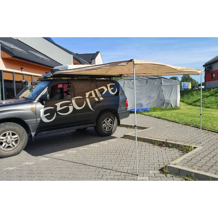 Markiza Escape 2,5 × 2,5 m piaskowe – Escape | Szekla4x4