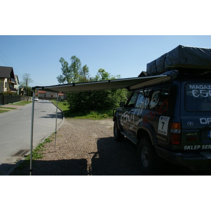 Ściany TYP 2 do markizy 2,5 x 2,5m zielone | Szekla4x4