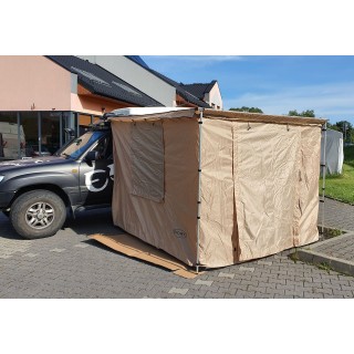 Ściany-namiot TYP 1 do markizy 2,5 x 3m piaskowe | Szekla4x4