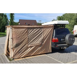Ściany TYP 1 do markizy 2,5 x 3m piaskowe | Szekla4x4