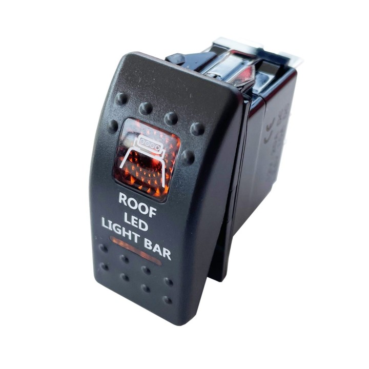 Włącznik carling Roof Led Light Bar – podświetlenie czerwone