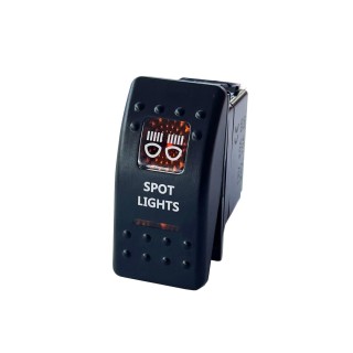 Włącznik carling Spot Lights – podśw. niebieskie | Szekla4x4