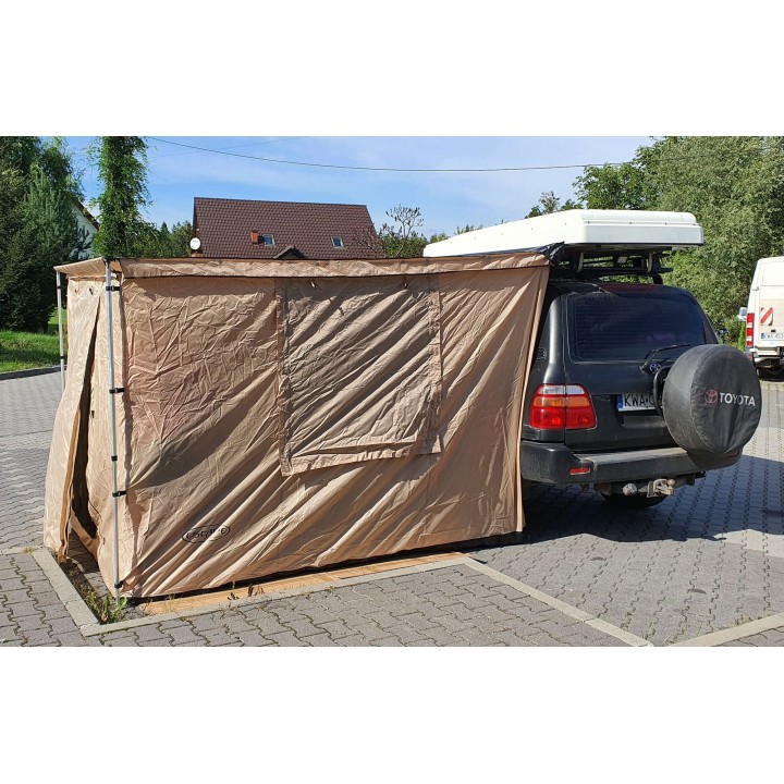 Ściany TYP 1 do markizy 2 x 2,5m zielone | Szekla4x4