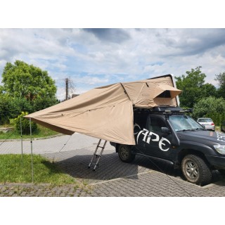 Zadaszenie do namiotu dachowego Escape VARIO 210 cm Piaskowe