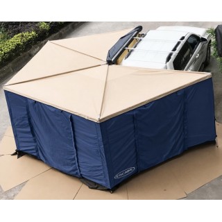 Ściany do zadaszenia FOX 2,5 m granatowe | Szekla4x4