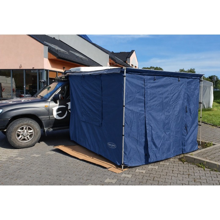 Ściany TYP 1 do markizy 1,25 x 2m granatowe | Szekla4x4