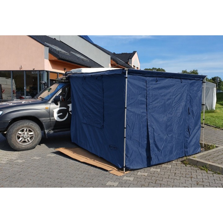Ściany TYP 1 do markizy 2,5 x 2,5m granatowe | Szekla4x4