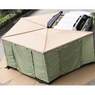 Ściany-namiot FOX z podłogą 2 m zielone – Escape | Szekla4x4