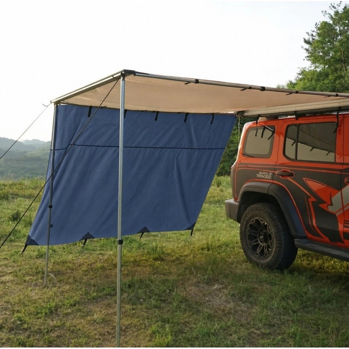Ścianka do markizy 2,5 m granatowa – Escape | Szekla4x4