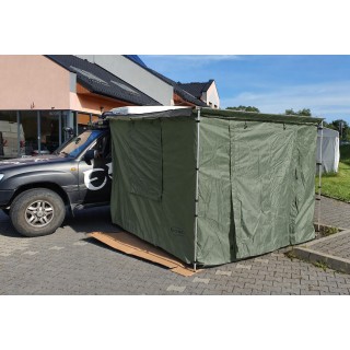 Ściany-namiot TYP 1 do markizy 2,5 x 3m zielone | Szekla4x4