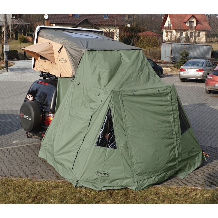 Przedsionek do namiotu dachowego Escape VARIO 160 cm Zielony