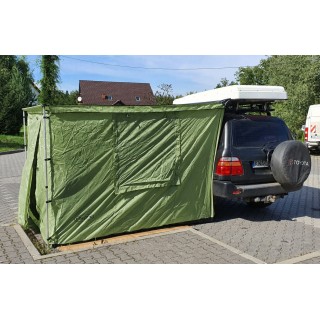 Ściany TYP 1 do markizy 2 x 2,5m zielone | Szekla4x4