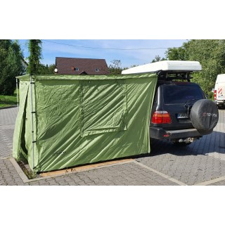 Ściany TYP 1 do markizy 2,5 x 3m zielone | Szekla4x4
